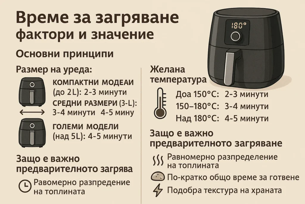 Време за загряване - фактори и значение
